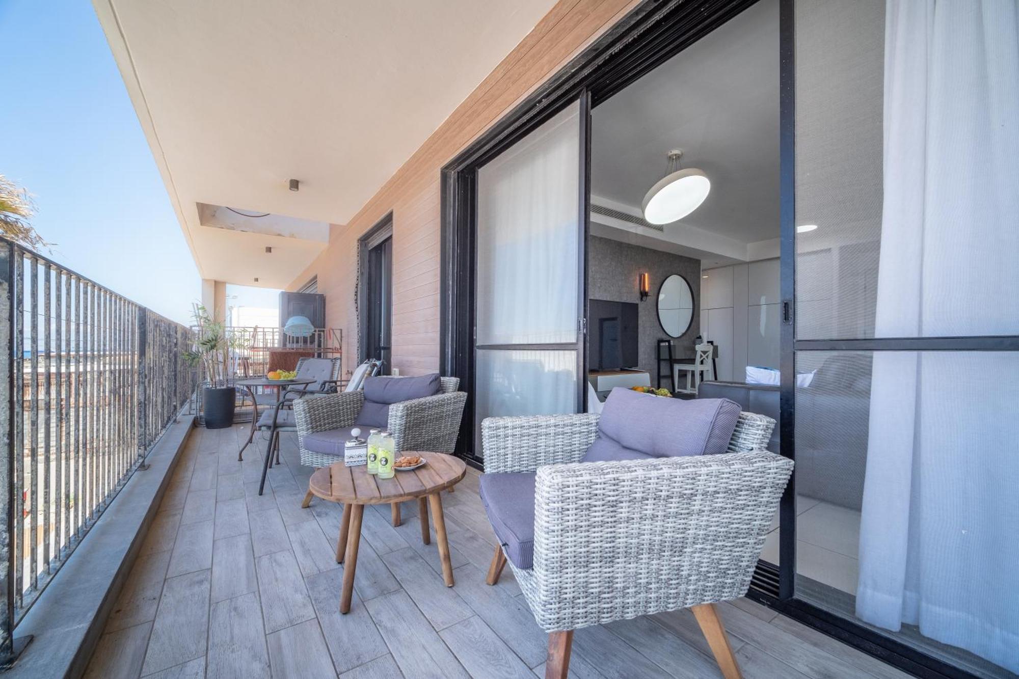 Bat Galim Full Sea View Balcony By Sea N' Rent Daire Hayfa Dış mekan fotoğraf